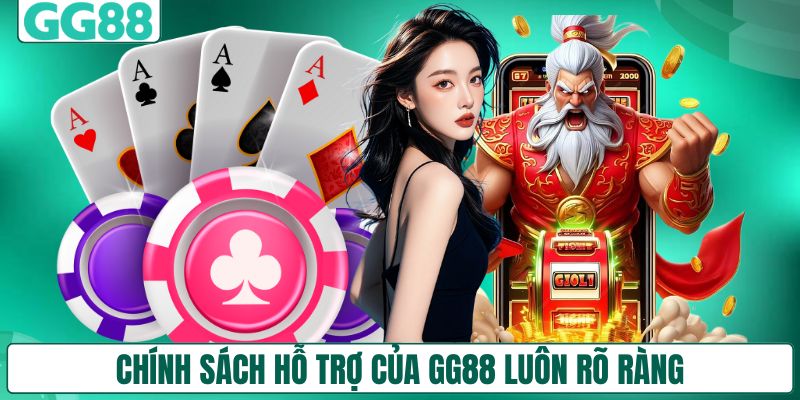 Chính sách hỗ trợ của GG88 luôn rõ ràng